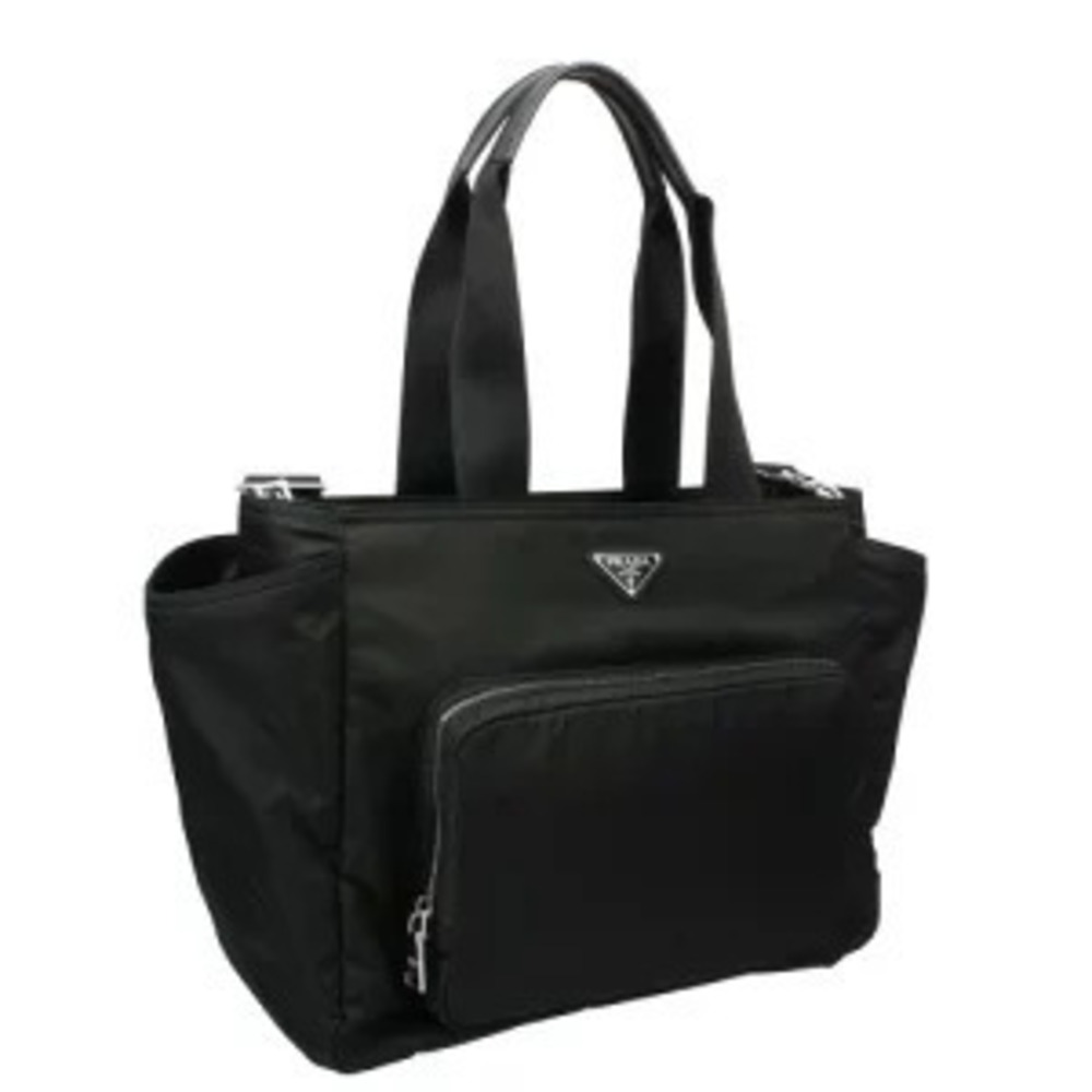 Prada NERO Black V Mothers Bag Baby Black